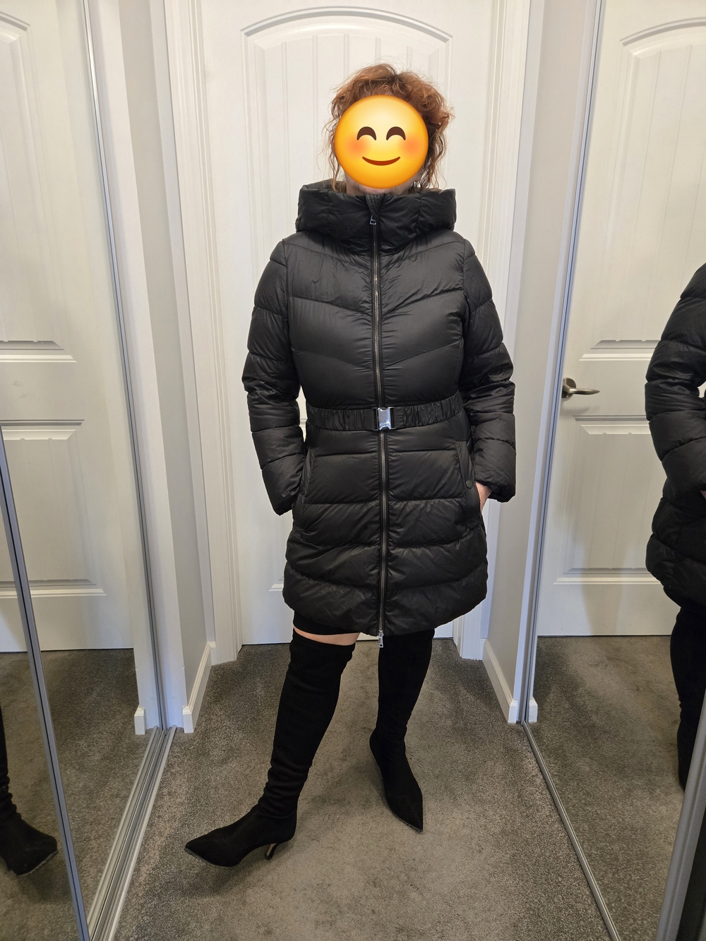 MaxMara Weekend Black Quilted Puffer Jacket